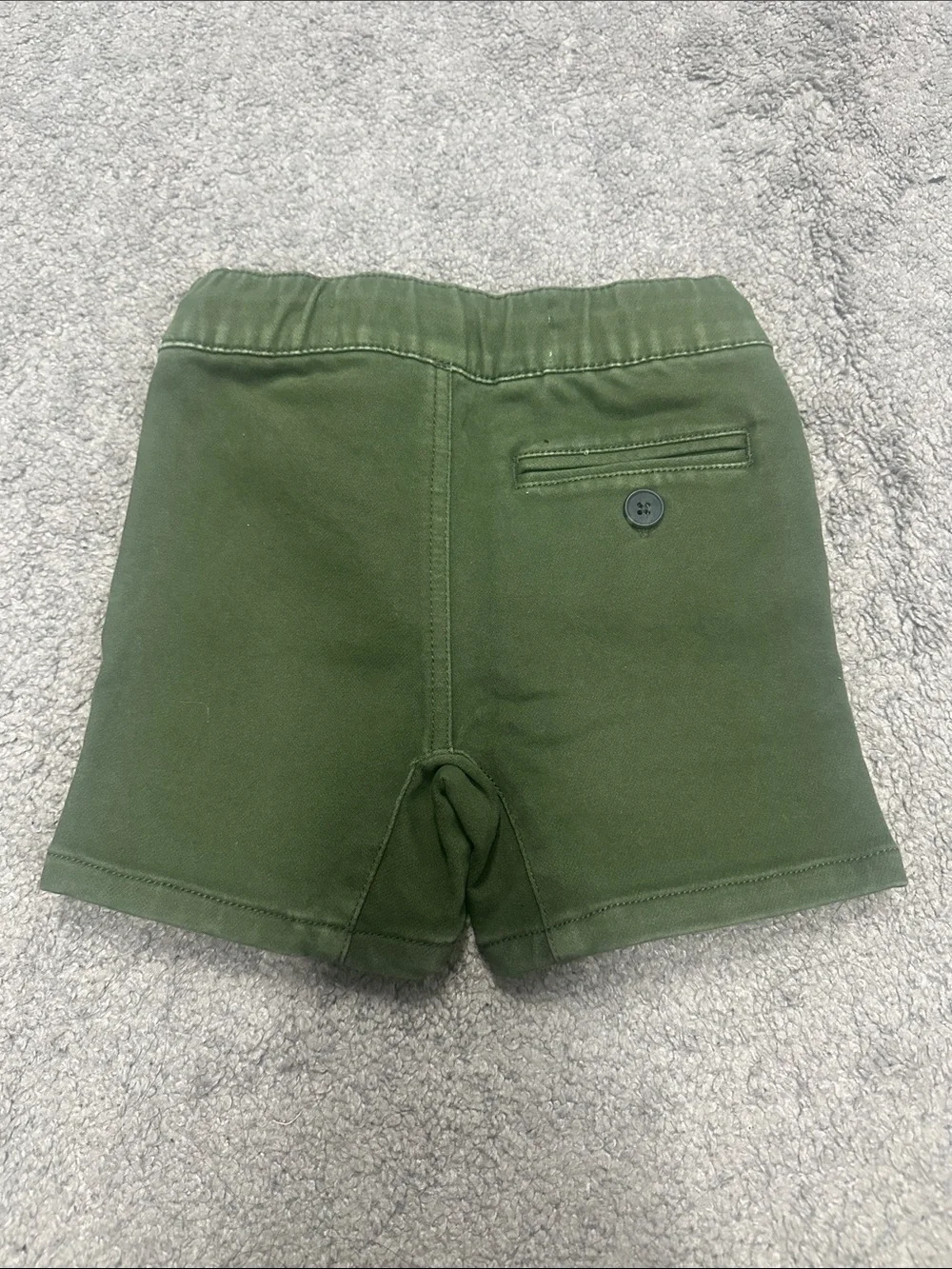 Kids Olive Green Drawcord Jersey Shorts by Cotton On Kids